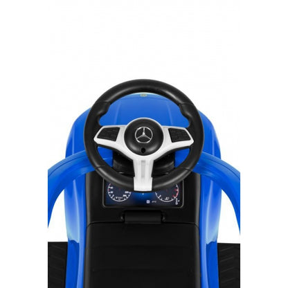 Masinuta de impins cu maner Mercedes C Class Ecotoys 668 - Albastru