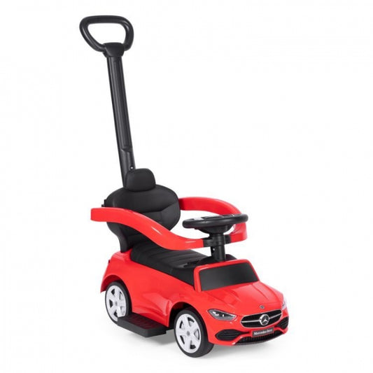 Masinuta de impins cu maner Mercedes C Class Ecotoys 668 - Rosu