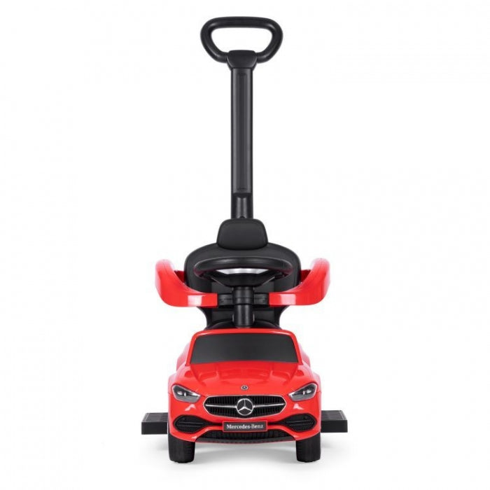 Masinuta de impins cu maner Mercedes C Class Ecotoys 668 - Rosu