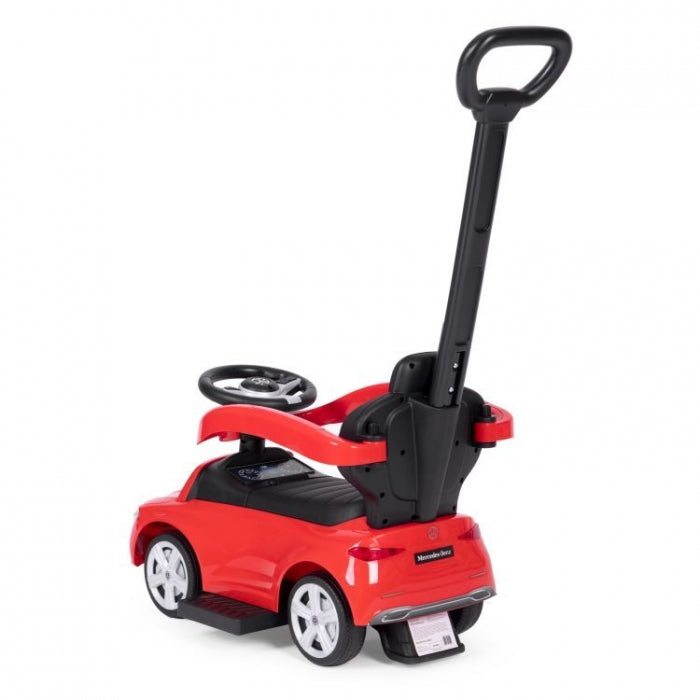 Masinuta de impins cu maner Mercedes C Class Ecotoys 668 - Rosu