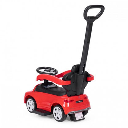 Masinuta de impins cu maner Mercedes C Class Ecotoys 668 - Rosu