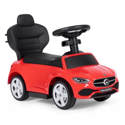 Masinuta de impins cu maner Mercedes C Class Ecotoys 668 - Rosu