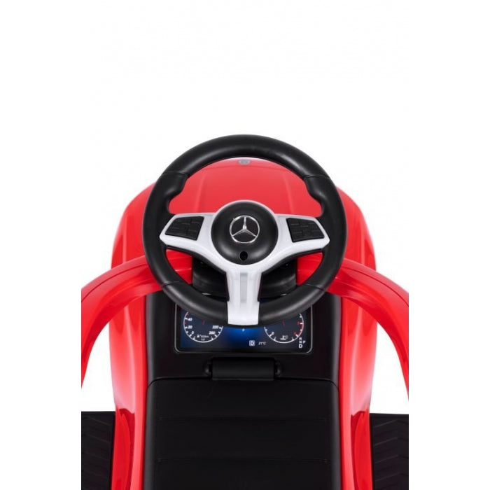 Masinuta de impins cu maner Mercedes C Class Ecotoys 668 - Rosu