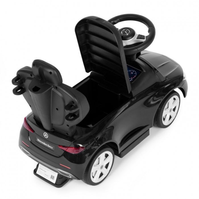 Masinuta de impins cu maner Mercedes C Class Ecotoys 668 - Negru