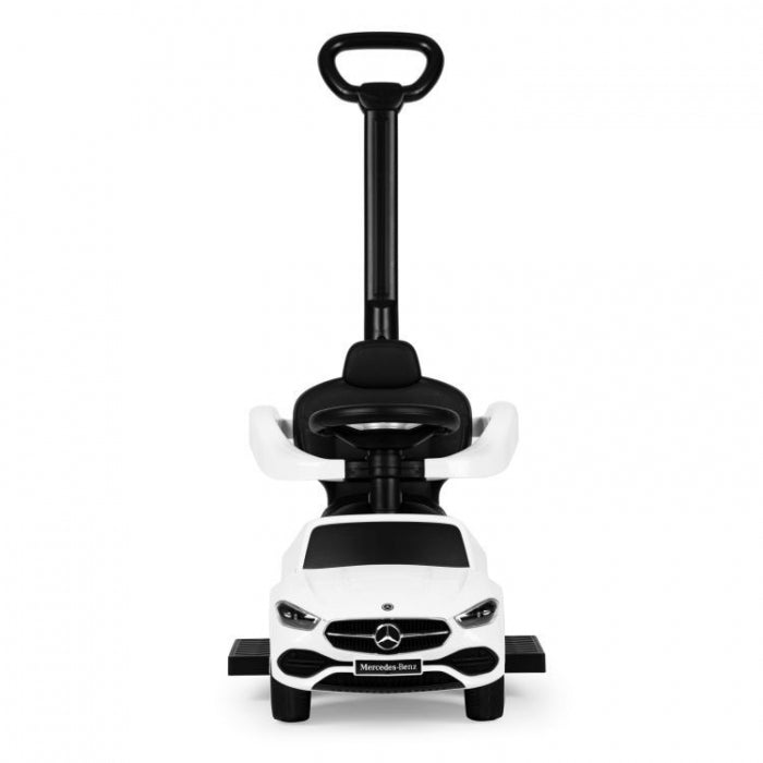 Masinuta de impins cu maner Mercedes C Class Ecotoys 668 - Alb
