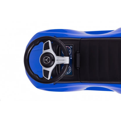 Masinuta de impins cu maner Mercedes C Class Ecotoys 667 - Albastru