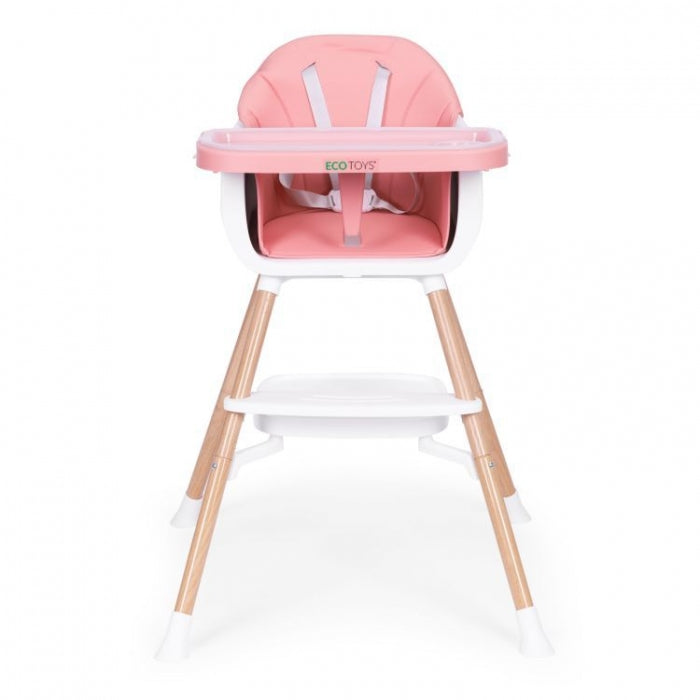 Scaun de masa 2 in 1 Ecotoys HC508 - Roz