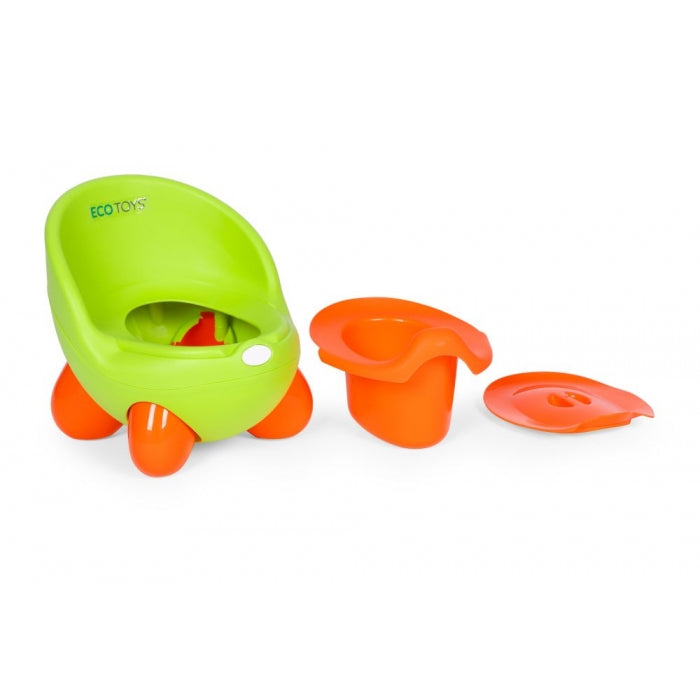 Olita pentru copii, insertie detasabila, picioare antiderapante Ecotoys PP112 - Verde