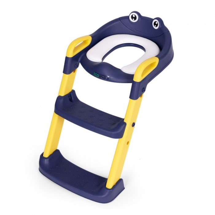 Reductor toaleta cu scara pentru copii Ecotoys PP8001 - Albastru