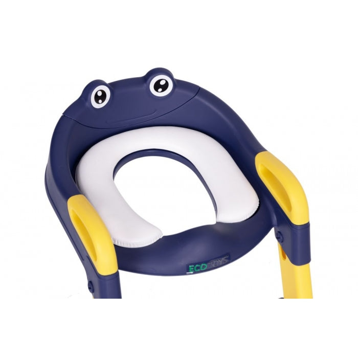 Reductor toaleta cu scara pentru copii Ecotoys PP8001 - Albastru