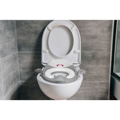 Reductor toaleta cu manere pentru copii Ecotoys PP104 - Gri