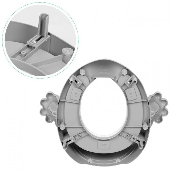 Reductor toaleta cu manere pentru copii Ecotoys PP104 - Gri