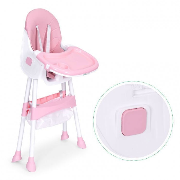 Scaun de masa pentru copii Ecotoys HC521 - Roz