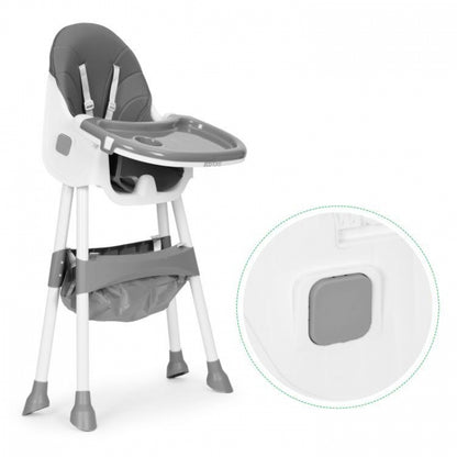 Scaun de masa pentru copii Ecotoys HC521 - Gri