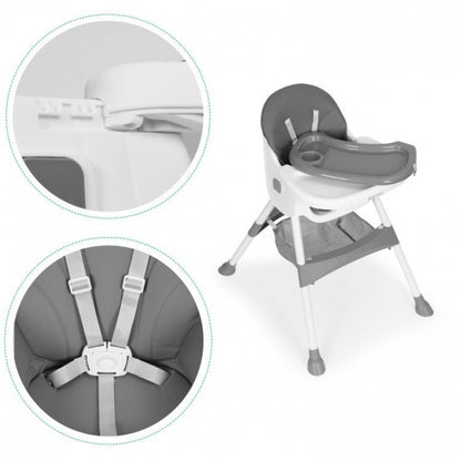 Scaun de masa pentru copii Ecotoys HC521 - Gri