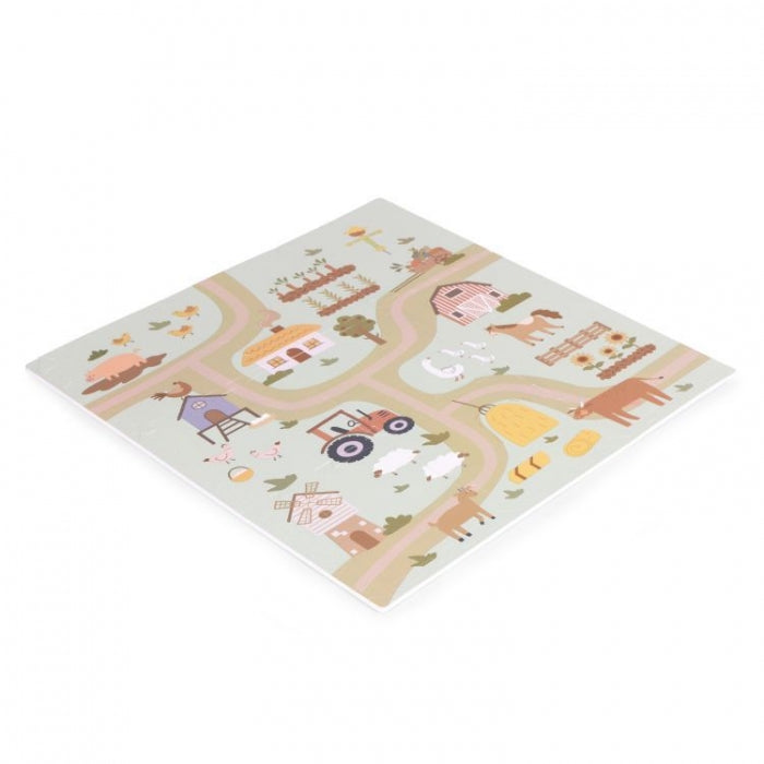 Salteluta de joaca pentru copii 90.5 x 90.5 x 1 cm ECOEVA019 - Ferma