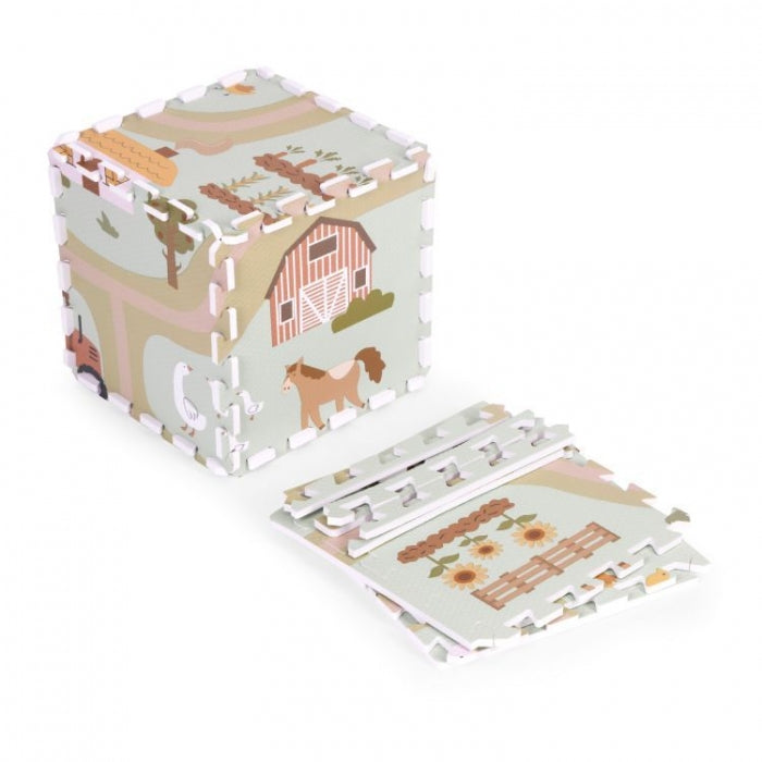 Salteluta de joaca pentru copii 90.5 x 90.5 x 1 cm ECOEVA019 - Ferma