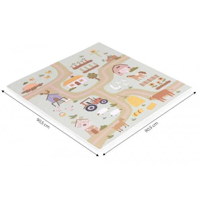 Salteluta de joaca pentru copii 90.5 x 90.5 x 1 cm ECOEVA019 - Ferma