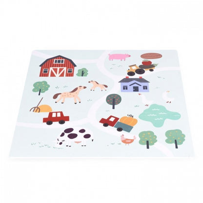 Salteluta de joaca pentru copii 90.5 x 90.5 x 1 cm ECOEVA020 - Ferma