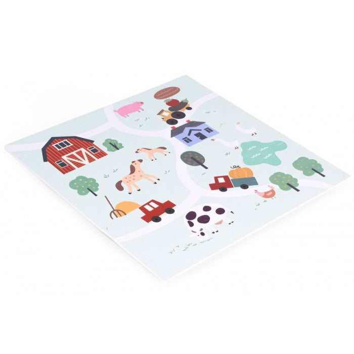 Salteluta de joaca pentru copii 90.5 x 90.5 x 1 cm ECOEVA020 - Ferma