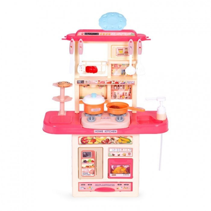 Bucatarie pentru copii cu sunete si accesorii Ecotoys 65T-2 - Roz
