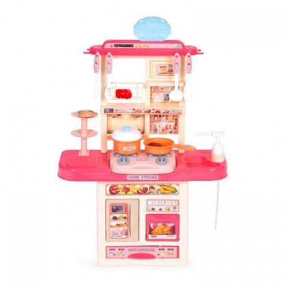 Bucatarie pentru copii cu sunete si accesorii Ecotoys 65T-2 - Roz