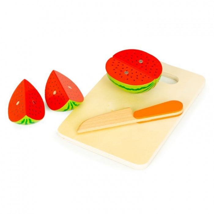 Set de fructe si legume din lemn, 17 elemente, Ecotoys HC590048