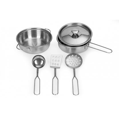 Bucatarie din lemn pentru copii cu accesorii, 70 x 30 x 93 cm, Ecotoys TL403005