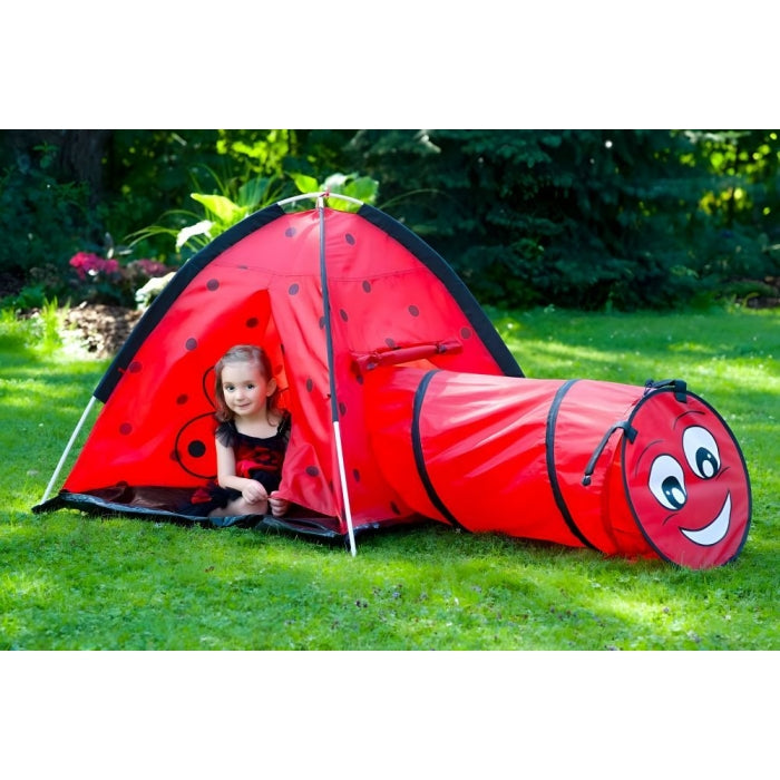 Cort de joaca pentru copii cu tunel Iplay 8902 - Buburuza