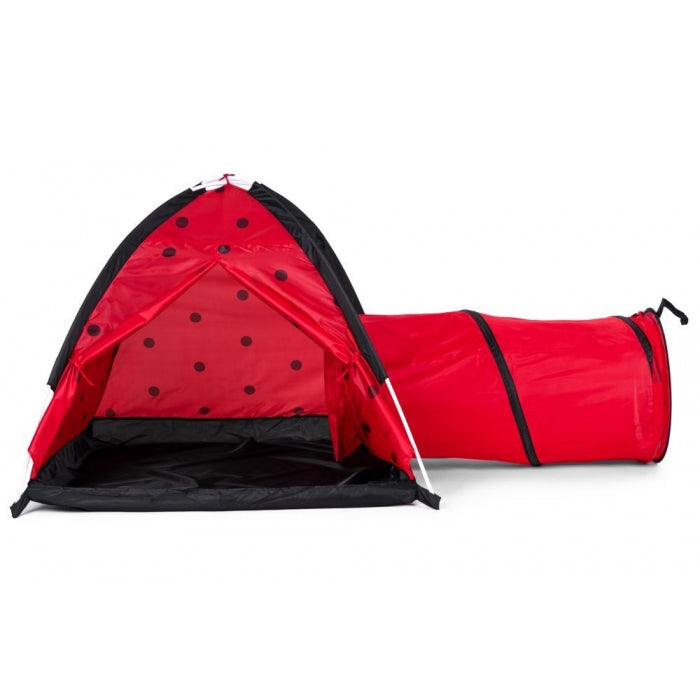 Cort de joaca pentru copii cu tunel Iplay 8902 - Buburuza