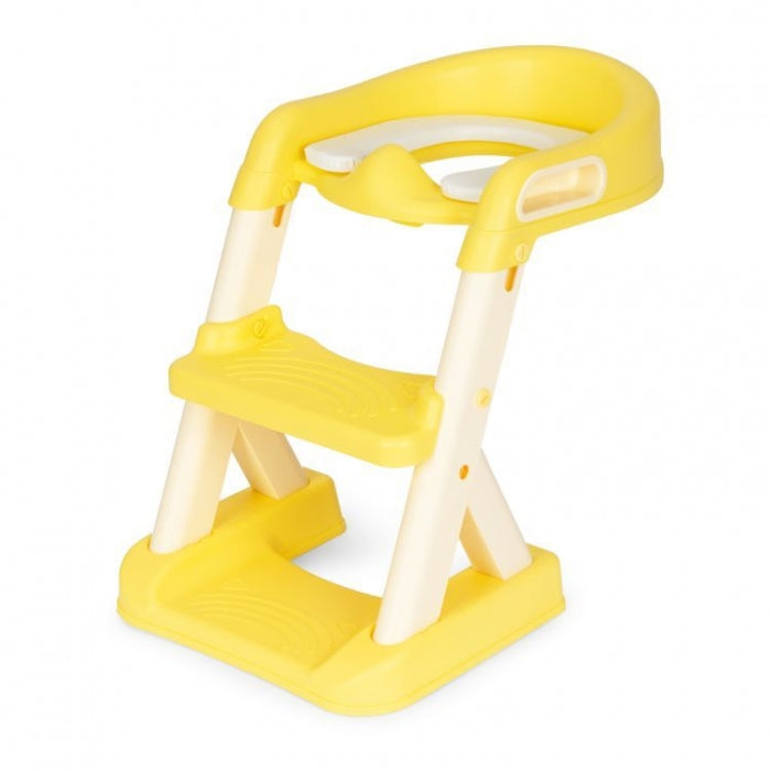 Reductor toaleta cu scara pentru copii Ecotoys HA-P23S - Galben
