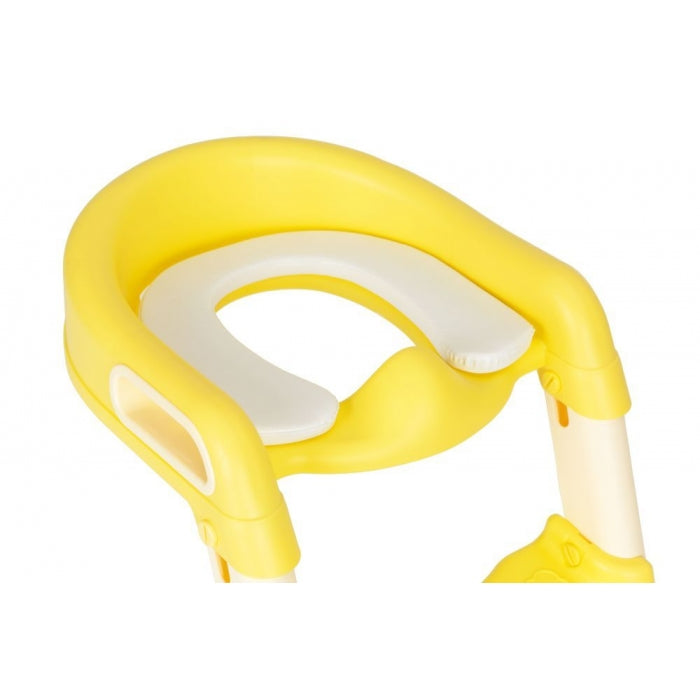 Reductor toaleta cu scara pentru copii Ecotoys HA-P23S - Galben