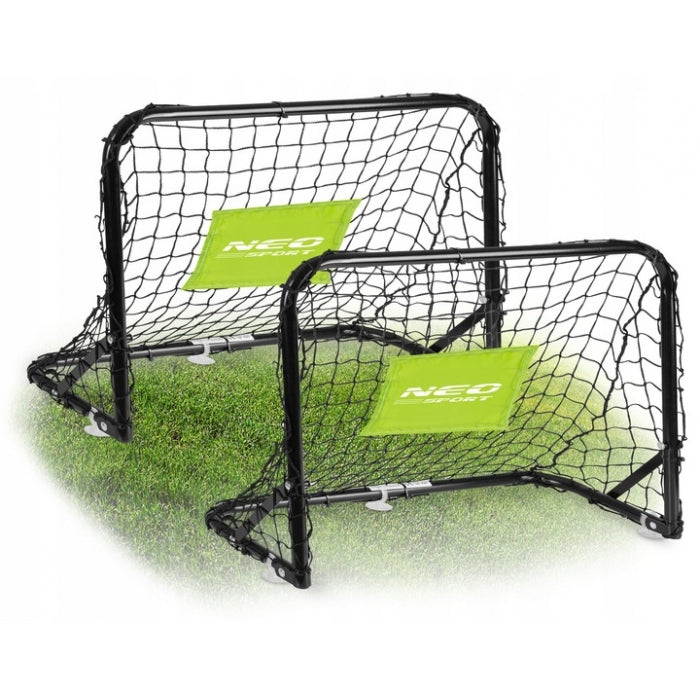 Set de 2 porti de fotbal, 60 x 25 x 45 cm, Neo-Sport 1461