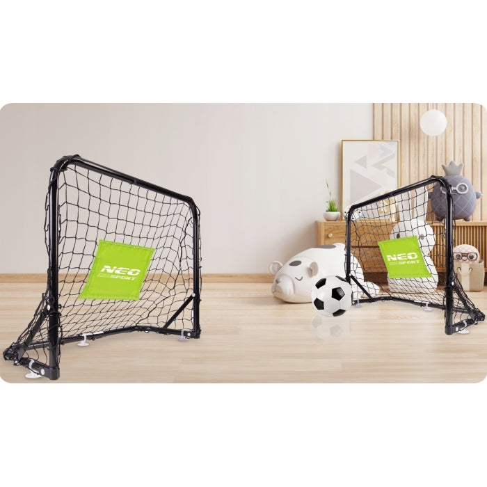 Set de 2 porti de fotbal, 60 x 25 x 45 cm, Neo-Sport 1461