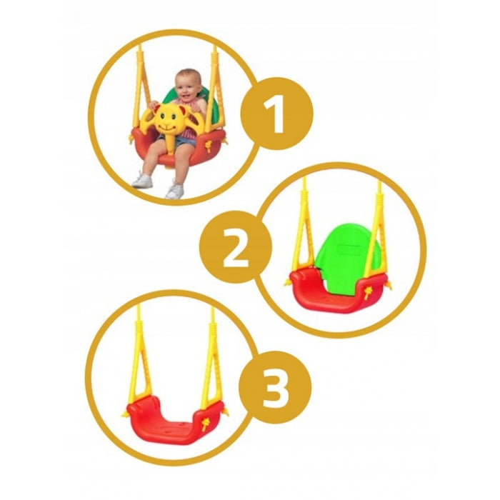 Leagan convertibil 3 in 1 Ricokids Mis 424 - Ursulet