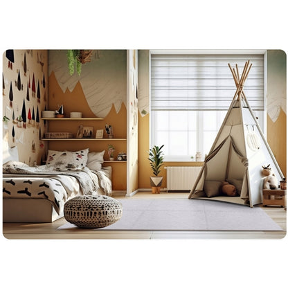 Salteluta de joaca multifunctionala tip puzzle, 180 x 120 cm, Massido 650100 - Gri