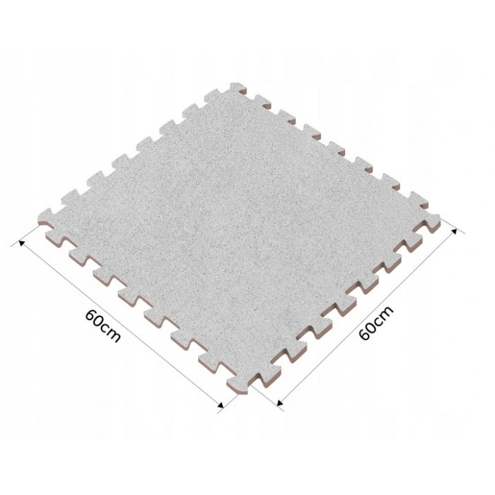 Salteluta de joaca multifunctionala tip puzzle, 180 x 120 cm, Massido 650100 - Gri