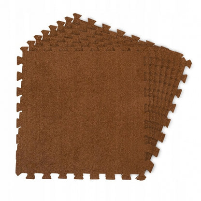 Salteluta de joaca multifunctionala tip puzzle, 180 x 120 cm, Massido 650102 - Maro