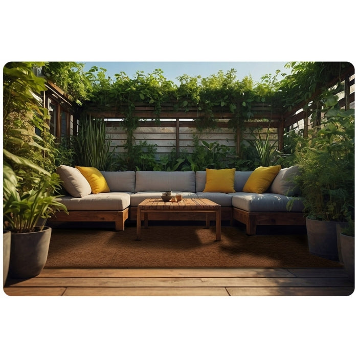 Salteluta de joaca multifunctionala tip puzzle, 180 x 120 cm, Massido 650102 - Maro