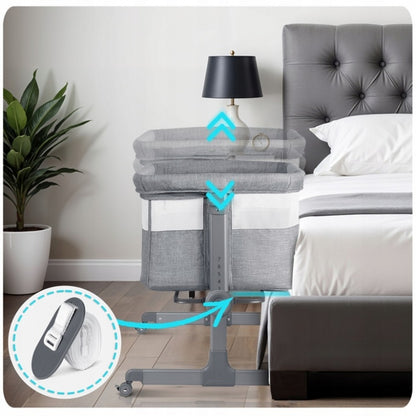 Patut cu laterala culisanta Nukido NK-243 - Gri