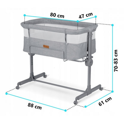 Patut cu laterala culisanta Nukido NK-243 - Gri
