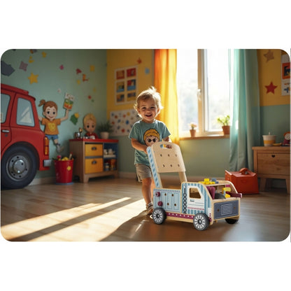 Antemergator din lemn tip atelier si diverse activitati, 40 x 28 x 43 cm, Ricokids RK-874