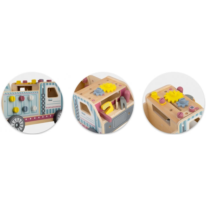 Antemergator din lemn tip atelier si diverse activitati, 40 x 28 x 43 cm, Ricokids RK-874