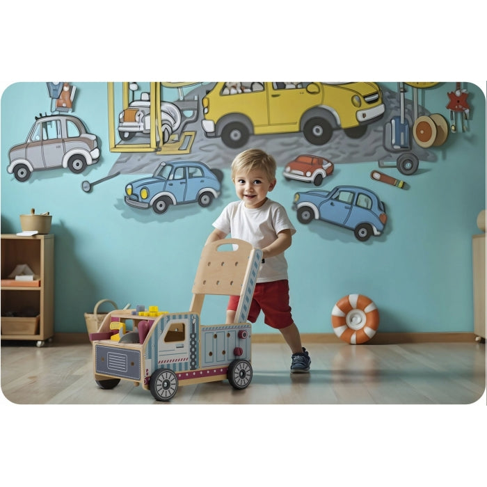 Antemergator din lemn tip atelier si diverse activitati, 40 x 28 x 43 cm, Ricokids RK-874