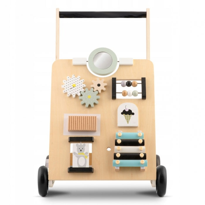 Antemergator din lemn cu diverse activitati, 28 x 35 x 53 cm, Ricokids RK-875