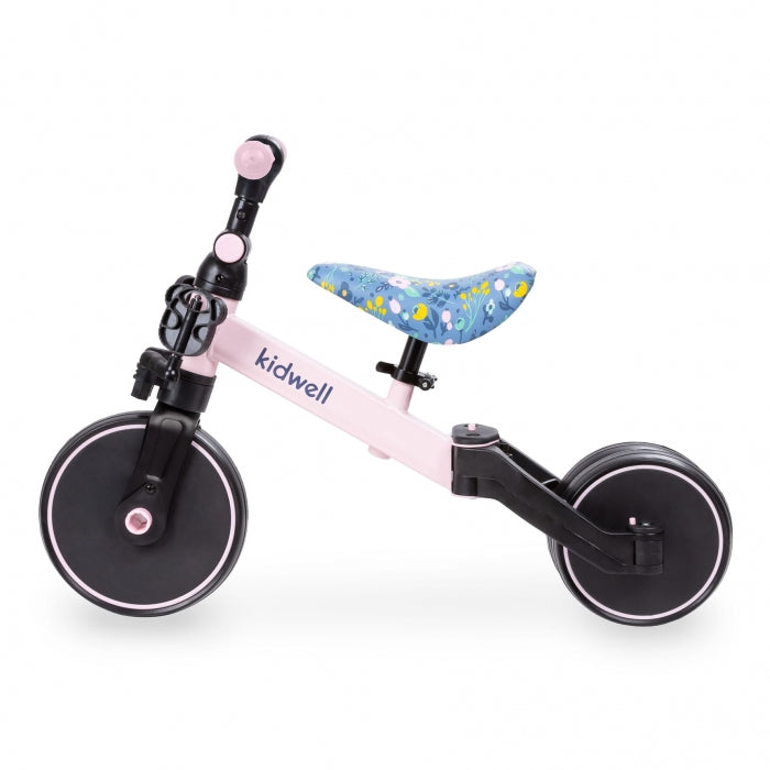 Tricicleta cu pedale 3 in 1 Kidwell Pico Spring Flower