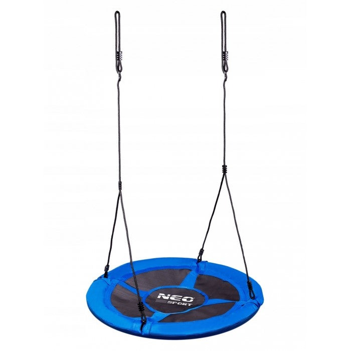 Leagan tip cuib pentru copii XXL, 110 cm, 150 kg, Neo-Sport 1051, Albastru