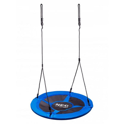 Leagan tip cuib pentru copii XXL, 110 cm, 150 kg, Neo-Sport 1051, Albastru