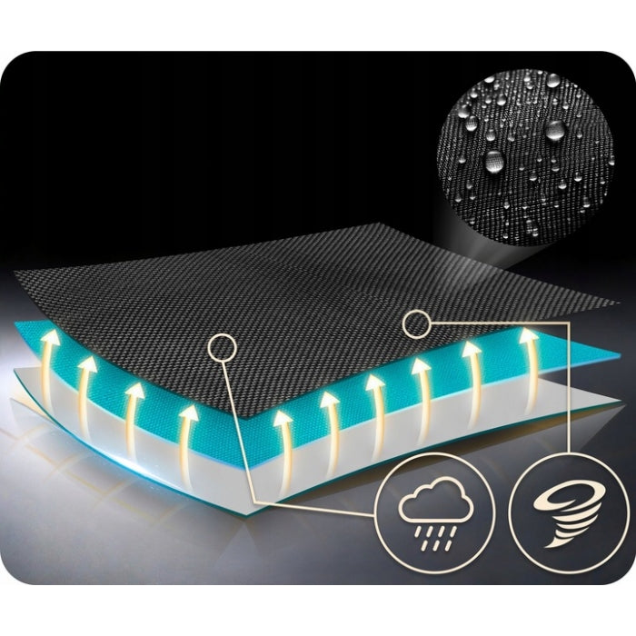 Leagan tip cuib pentru copii XXL, 100 cm, 150 kg, Neo-Sport 1082, Turcoaz