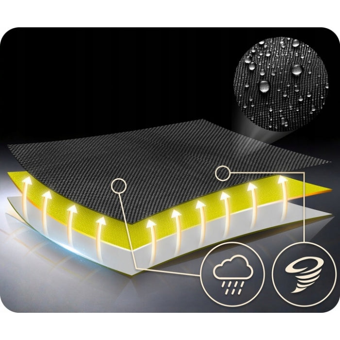 Leagan tip cuib pentru copii XXL, 100 cm, 150 kg, Neo-Sport 1083, Galben